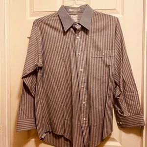 Van Heusen men’s long sleeve dress shirt—16 1/2 32-33